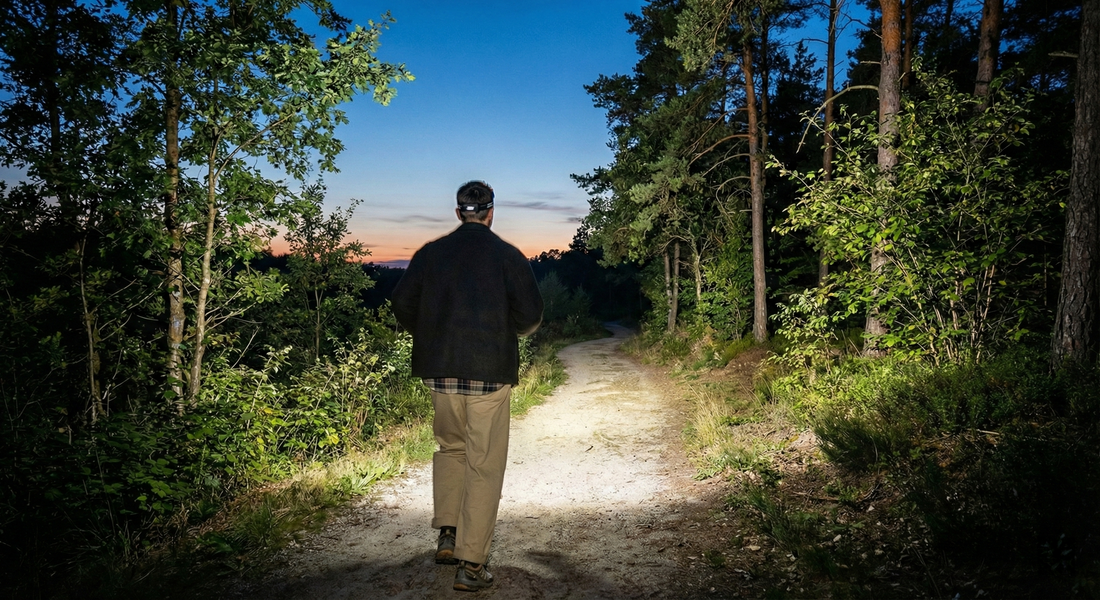 Courir de nuit : Éviter l'effet "vision tunnel" et l'inconfort des lampes lourdes