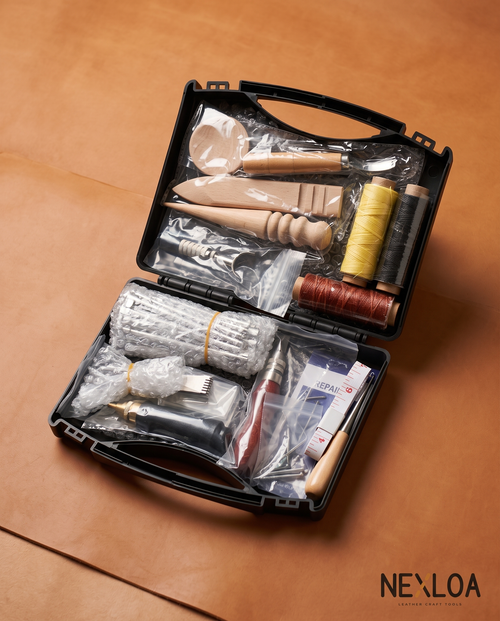 Nexloa Leather Starter Kit — Tools + Case to Make Your First Piece (Free Guide)